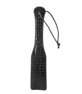 Пэдл Dream Toys Blaze с имитацией крокодиловой кожи, черный, 32 х 6 см - No Taboo