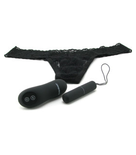 Вибратор для трусиков Fetish Fantasy Series, с дистанционным управлением, черный - No Taboo