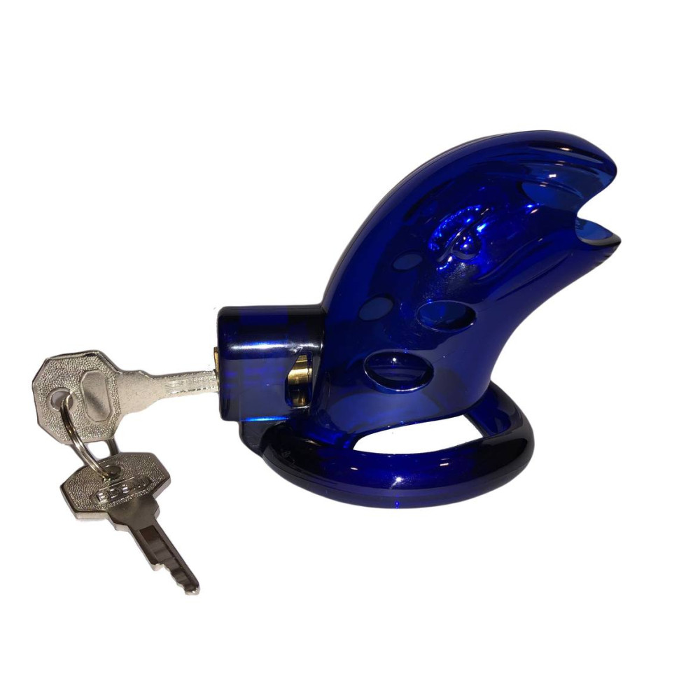 Пояс верности с тремя кольцами Runye, синий (53743), zoom