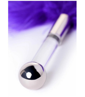 Пушок на короткой ручке Runye, фиолетовый - No Taboo