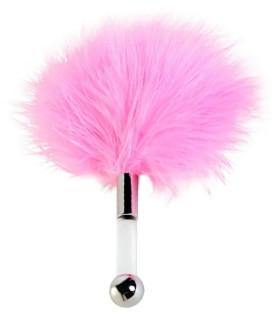 Пушок на короткой ручке Runye, розовый - No Taboo