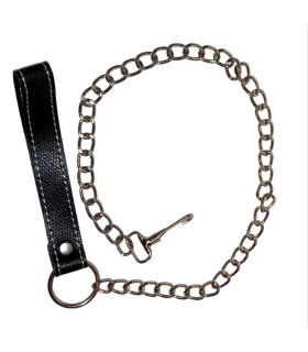 Анальна пробка з дзвіночками Runye, з повідцем, з металу, 8 х 3.5 см - No Taboo