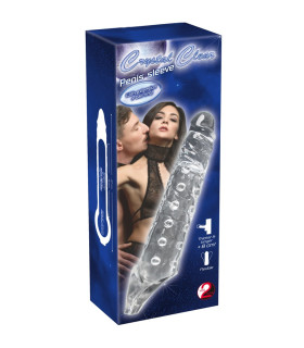 Насадка на пеніс збільшуюча You2Toys, прозора, 27.8 х 5.8 см - No Taboo