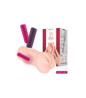 Мастурбатор реалистичный с вибрацией Kokos Dream, киберкожа, 18 х 8.5 см - No Taboo