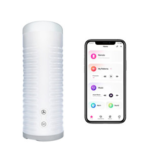 Мастурбатор хай-тек Max 2 Lovense, в колбе, с управлением через приложение, белый, 24 х 8 см - No Taboo