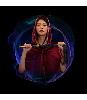 Флоггер из итальянской кожи UPKO Black Label Collection, ручная работа - No Taboo