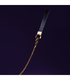 Поводок с итальянской кожей UPKO Moist Eyes Leash, 63 см - No Taboo