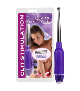 Вибратор для клитора точечный You2Toys, фиолетовый, 16.5 х 0.7 см - No Taboo