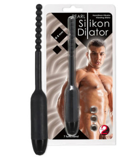 Уретральный катетер с вибрацией You2Toys, рельефный, черный, 16.5 х 0.8 см - No Taboo