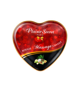 Массажная свеча Plaisir Secret, с ароматом тропических фруктов, 35 мл - No Taboo