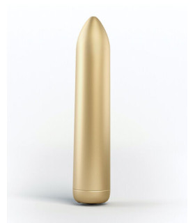 Вибропуля Dorcel, перезаряжаемая, золотая, 8.7 х 1.6 см - No Taboo
