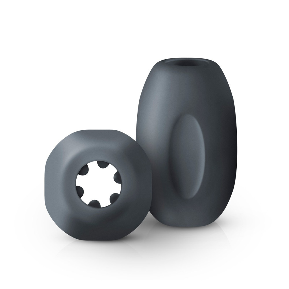 Мастурбатор нереалистичный Boners, с рельефом, серый, 8 х 1.8 см (46313), zoom