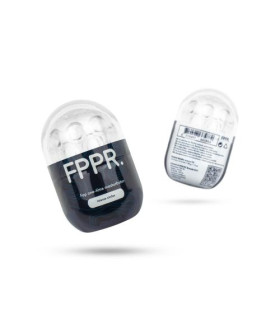 Мастурбатор нереалистичный FPPR, с рельефом, прозрачный - No Taboo