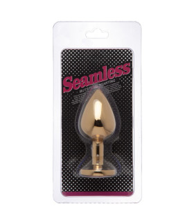 Анальная пробка, L, Gold Heart Diamond - No Taboo