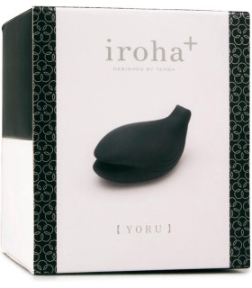 Вибратор для клитора в форме кита Iroha+ Yoru Tenga, медицинский силикон, черный - No Taboo