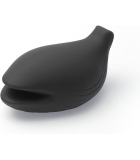 Вибратор для клитора в форме кита Iroha+ Yoru Tenga, медицинский силикон, черный - No Taboo