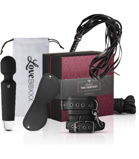 Набор БДСМ и игрушек Loveboxxx, черный, 6 предметов - No Taboo