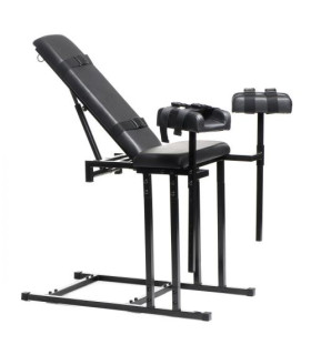 Крісло для бондажу Extreme Obedience Master Series, чорний - No Taboo