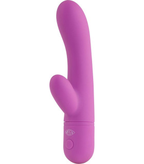 Вібратор-кролик Babe Miss V, силіконовий, фіолетовий, 18 х 3.4 см - No Taboo