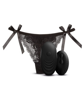 Вибратор в трусики Sway Vibes No. 3, с дистанционным пультом, силиконовый, черный - No Taboo