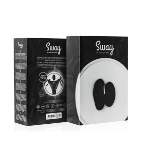 Вибратор в трусики Sway Vibes No. 3, с дистанционным пультом, силиконовый, черный - No Taboo