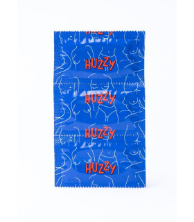 Гумки веганські латексні Huzzy, 12 шт. - No Taboo