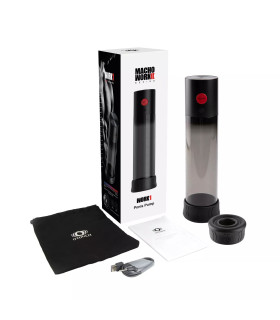 Автоматическая вакуумная помпа OTOUCH Macho Work 1, черная, 29 х 3.2 см - No Taboo