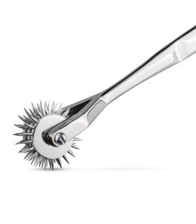 Колесо Вартенберга з трьома коліщатками Sinner, металеве, срібне - No Taboo