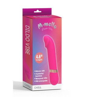 Мини вибратор Dildo Vibe Chisa, силиконовый, розовый, 11.7 х 2.7 см - No Taboo