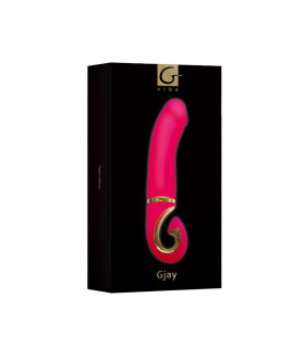 Вибратор нереалистичный Gjay Gvibe, розовый, 22 х 3.7 см - No Taboo