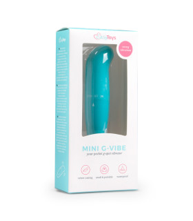 Вібратор для точки G Easytoys, бірюзовий, 12 х 2.5 см - No Taboo