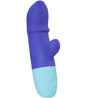Вібратор-кролик Mrs. Invisible Cupe, силіконовий, фіолетовий, 14.4 х 3.3 см - No Taboo