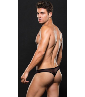 Труси сексуальні чоловічі M/L Envy, сітчасті, чорні - No Taboo