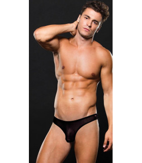 Труси сексуальні чоловічі M/L Envy, сітчасті, чорні - No Taboo