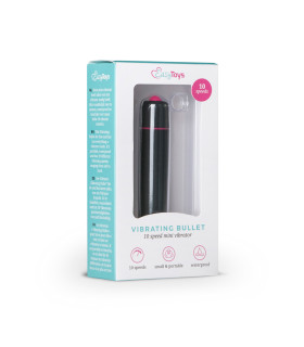 Вибропуля Easytoys, черная, 9 х 1.5 см - No Taboo