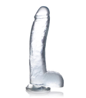 Фалломитатор реалистичный гигантский Jock Curve Toys, прозрачный, 29 х 5.8 см - No Taboo