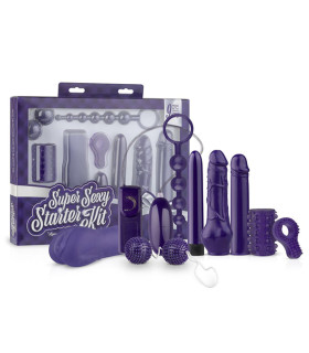 Набор секс-игрушек Loveboxxx, фиолетовые, 9 игрушек - No Taboo