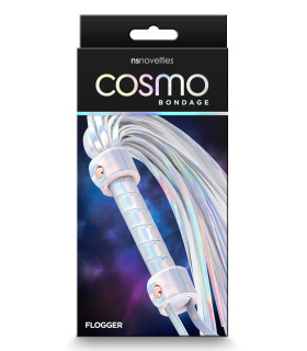 Флоггер NS Novelties, серебряный, 48 см - No Taboo