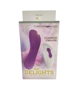 Вибратор в трусики Christine le Duc, с пультом дистанционного управления, фиолетовый, 10 х 2.8 см - No Taboo