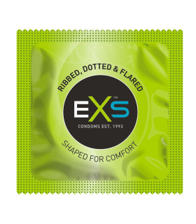 Презервативы рельефные EXS Ribbed & Dotted, 12 шт. - No Taboo