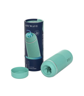 Мастурбатор хай-тек в колбе Arcwave Pow Stroker Mint, рельефный, 18 х 7 см - No Taboo