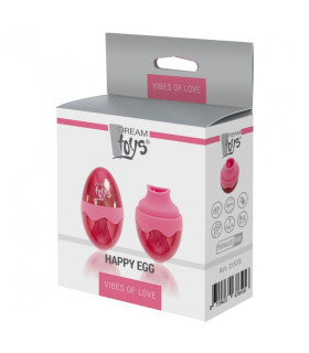 Вібратор для клітора Dream Toys, у вигляді яйця, рожевий - No Taboo