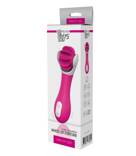 Вибратор для клитора с вращающимся колесом Dream Toys, розовый - No Taboo