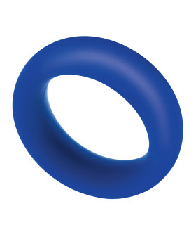 Эрекционное кольцо Zolo, синее, 4 см - No Taboo