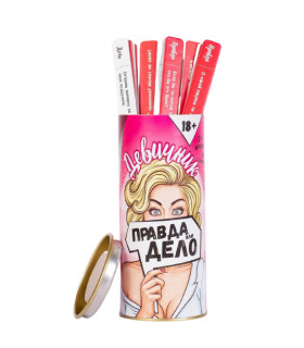 Игра для компании правда или действие Девичник, 100 карточек - No Taboo