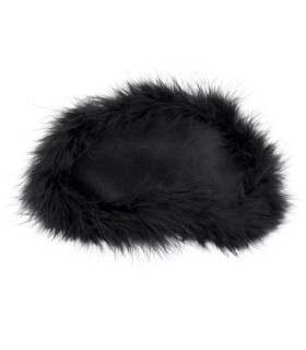 Маска на глаза с перьями, черная - No Taboo