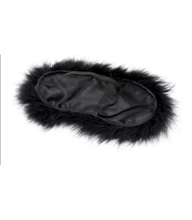 Маска на глаза с перьями, черная - No Taboo