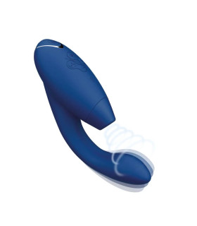 Бесконтактный вибратор-стимулятор Womanizer Duo 2 Blueberry, синий - No Taboo