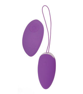 Виброяйцо Chisa M-mello, с дистанционным пультом управления, фиолетовое, 7 х 3.4 см - No Taboo