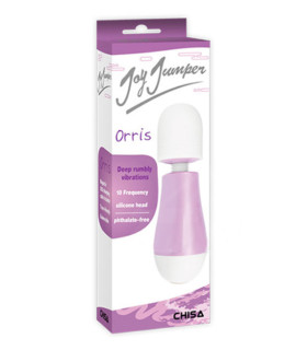 Мини вибромассажер Chisa, фиолетово-белый, 12 х 3.2 см - No Taboo